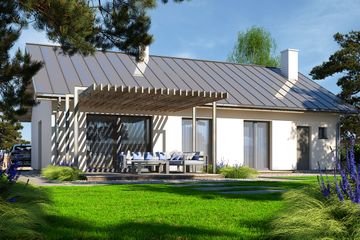  Projekt domu Inez 100 (WRR1133) - projekt domu parterowego - Zdjęcie 3