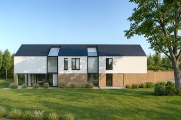  Projekt domu H-106 (PZB1080) - projekt domu z pełnym piętrem - Zdjęcie 2