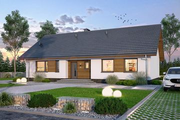  Projekt domu Mokka 6 plus (WOF1196) - projekt domu parterowego - Zdjęcie 3