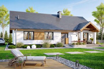  Projekt domu Mokka 6 plus (WOF1196) - projekt domu parterowego - Zdjęcie 4