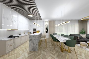 Projekt domu Ka229 T - parterowy dom o powierzchni 132,44 m², dach płaski - ujęcie 3