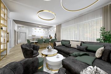 Projekt domu Ka229 T - parterowy dom o powierzchni 132,44 m², dach płaski - ujęcie 6