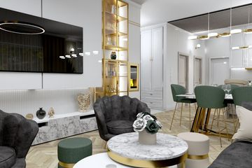 Projekt domu Ka229 T - parterowy dom o powierzchni 132,44 m², dach płaski - ujęcie 12