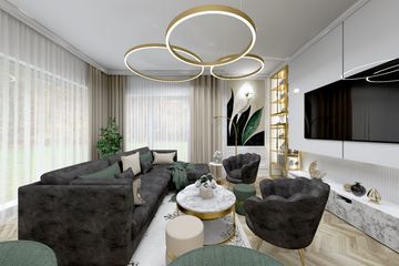 Projekt domu Ka229 T - parterowy dom o powierzchni 132,44 m², dach płaski - ujęcie 15