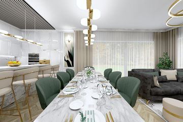 Projekt domu Ka229 T - parterowy dom o powierzchni 132,44 m², dach płaski - ujęcie 18