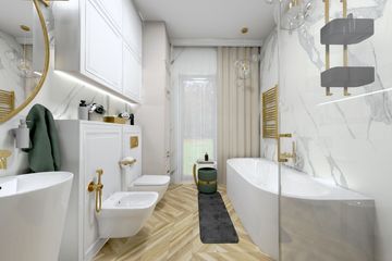 Projekt domu Ka229 T - parterowy dom o powierzchni 132,44 m², dach płaski - ujęcie 31