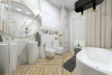 Projekt domu Ka229 T - parterowy dom o powierzchni 132,44 m², dach płaski - ujęcie 33