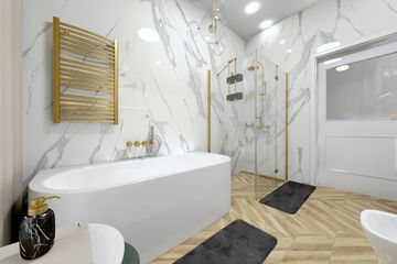 Projekt domu Ka229 T - parterowy dom o powierzchni 132,44 m², dach płaski - ujęcie 35