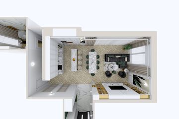 Projekt domu Ka229 T - parterowy dom o powierzchni 132,44 m², dach płaski - ujęcie 38