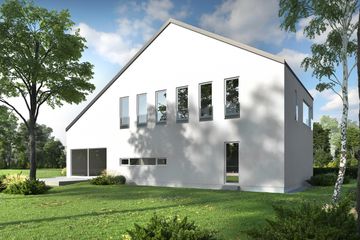  Projekt domu Samowystarczalny Asymetryczny (LOB1002) - projekt domu z pełnym piętrem - Zdjęcie 3