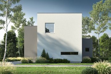  Projekt domu Samowystarczalny Kompozycja przestrzenna (LOB1003) - projekt domu z pełnym piętrem - Zdjęcie 4