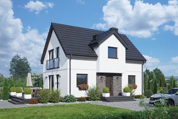  Projekt domu Janowo bb 70 (KRP2676) - projekt domu parterowego z poddaszem - Zdjęcie 1