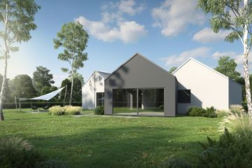  Projekt domu Samowystarczalny 3Bryły (LOB1004) - projekt domu parterowego - Zdjęcie 3