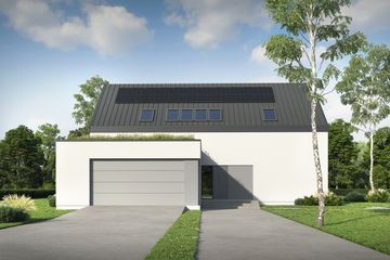  Projekt domu Samowystarczalny Widny (LOB1005) - projekt domu parterowego z poddaszem - Zdjęcie 4