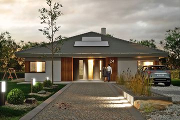  Projekt domu Aura bez garażu [B] (WRF2365) - projekt domu parterowego - Zdjęcie 2