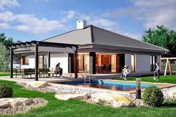  Projekt domu Aura bez garażu [B] (WRF2365) - projekt domu parterowego - Zdjęcie 3