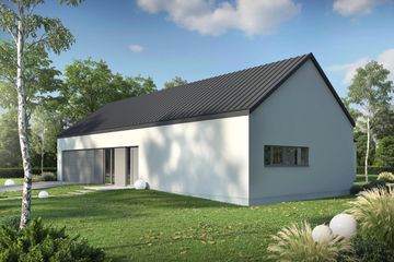  Projekt domu Samowystarczalny T-line A (LOB1007) - projekt domu parterowego - Zdjęcie 3