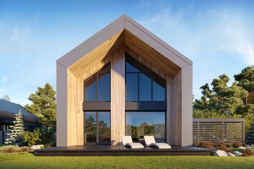  Projekt domu Miko (BSE1228) - projekt domu parterowego z poddaszem - Zdjęcie 4