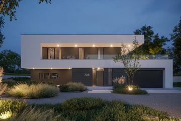  Projekt domu NewHouse 726 (KRZ1062) - projekt domu z pełnym piętrem - Zdjęcie 2