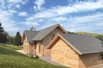  Projekt domu Rota (BBI1009) - projekt domu parterowego z poddaszem - Zdjęcie 3