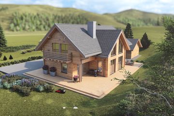  Projekt domu Rota (BBI1009) - projekt domu parterowego z poddaszem - Zdjęcie 4