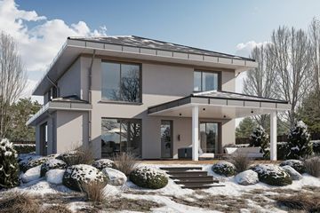  Projekt domu eko Typowy 71 (KKE1064) - projekt domu z pełnym piętrem - Zdjęcie 3