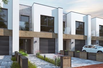 Projekt domu KA227 - z pełnym piętrem dom o powierzchni 213,90 m², dach płaski - ujęcie 3