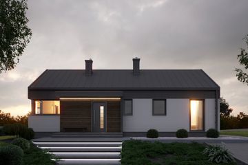  Projekt domu Jaskier Alfa (1848) (KRD2941) - projekt domu parterowego - Zdjęcie 2
