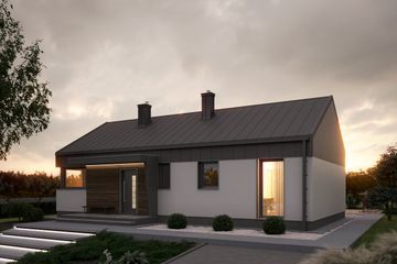  Projekt domu Jaskier Alfa (1848) (KRD2941) - projekt domu parterowego - Zdjęcie 3