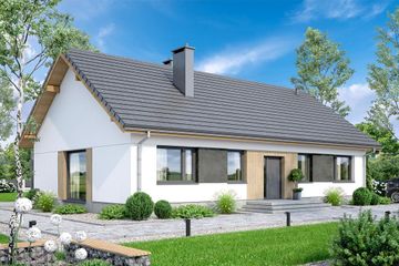  Projekt domu Mokka 17 plus 2 (WOF1198) - projekt domu parterowego - Zdjęcie 1