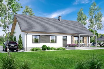  Projekt domu Mokka 17 plus 2 (WOF1198) - projekt domu parterowego - Zdjęcie 2