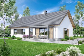  Projekt domu Mokka 17 plus 2 (WOF1198) - projekt domu parterowego - Zdjęcie 4