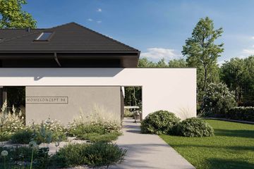  Projekt domu HomeKoncept 96 (KRX1225) - projekt domu parterowego z poddaszem - Zdjęcie 4