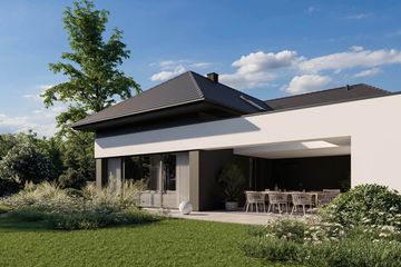  Projekt domu HomeKoncept 96 (KRX1225) - projekt domu parterowego z poddaszem - Zdjęcie 12