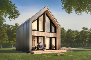  Projekt domu L-302 plus (SLU1030) - projekt domu parterowego z poddaszem - Zdjęcie 1