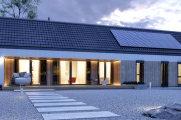  Projekt domu Paproć 5 (BSA2341) - projekt domu parterowego - Zdjęcie 2