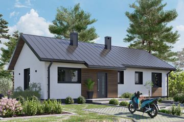  Projekt domu Jaskier Beta (1849) (KRD2962) - projekt domu parterowego - Zdjęcie 1
