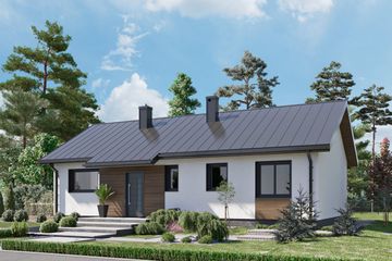  Projekt domu Jaskier Beta (1849) (KRD2962) - projekt domu parterowego - Zdjęcie 3