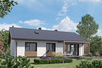  Projekt domu Jaskier Beta (1849) (KRD2962) - projekt domu parterowego - Zdjęcie 4
