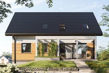  Projekt domu Agaton Polo OZE (1813) (KRD2959) - projekt domu parterowego z poddaszem - Zdjęcie 5