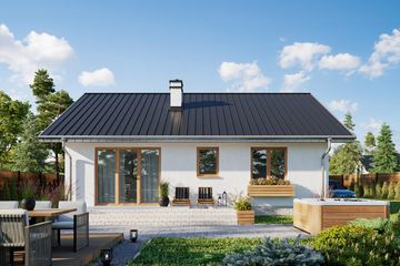  Projekt domu Mikro (1750) (KRD2963) - projekt domu parterowego - Zdjęcie 3