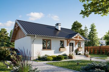  Projekt domu Mikro (1750) (KRD2963) - projekt domu parterowego - Zdjęcie 5