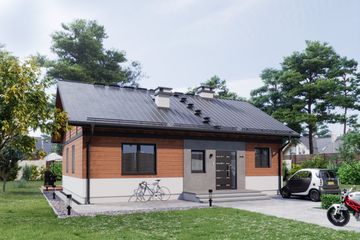  Projekt domu Kubuś (1770) (KRD2964) - projekt domu parterowego - Zdjęcie 1