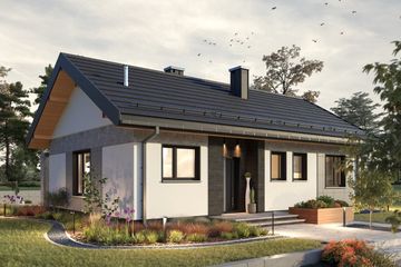  Projekt domu Anita (1747) (KRD2965) - projekt domu parterowego - Zdjęcie 1