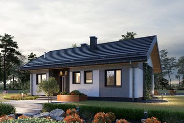  Projekt domu Anita (1747) (KRD2965) - projekt domu parterowego - Zdjęcie 3