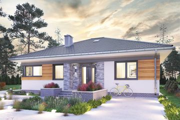  Projekt domu Kwadra (1768) (KRD2960) - projekt domu parterowego - Zdjęcie 5