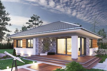  Projekt domu Kwadra (1766) (KRD2958) - projekt domu parterowego - Zdjęcie 5