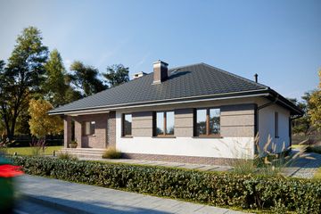  Projekt domu Lena (1763) (KRD2957) - projekt domu parterowego - Zdjęcie 3