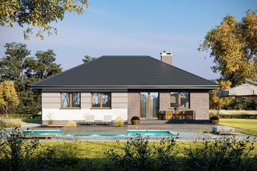  Projekt domu Lena (1763) (KRD2957) - projekt domu parterowego - Zdjęcie 4