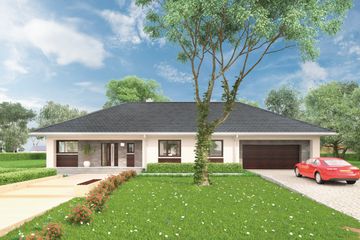  Projekt domu Berenika (1775) (KRD2955) - projekt domu parterowego - Zdjęcie 2
